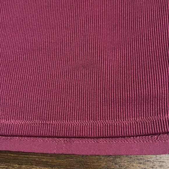 Cherokee Wine Mock Wrap Top Scrubs Size XS - Picture 9 of 10